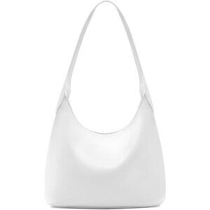 Hobo Bags for Women Soft Vegan Leather White